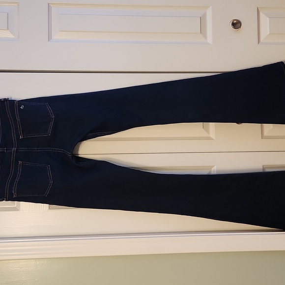 Women's Rag And Bone Beckett 10 Inch Bell Dark Blue Jeans Size 25 - Picture 4 of 9